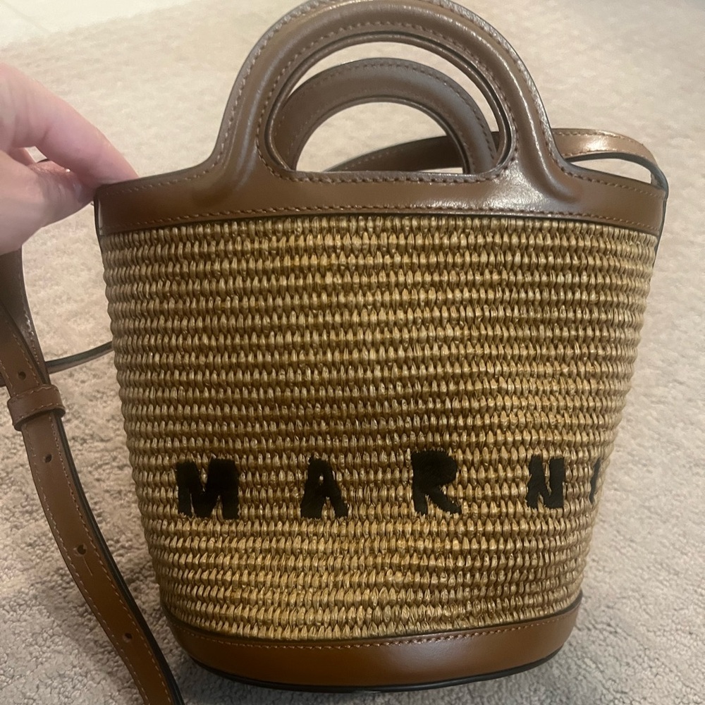 Marni Mini Tropicalia Bucket Bag